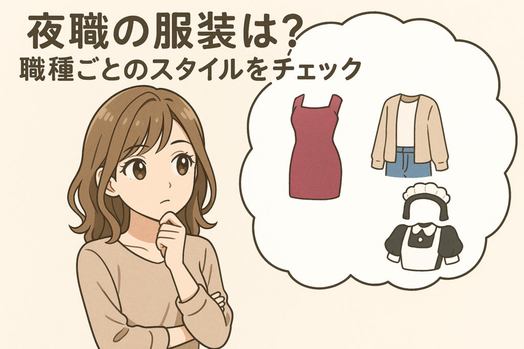 夜職の服装は?職種ごとのスタイルをチェック