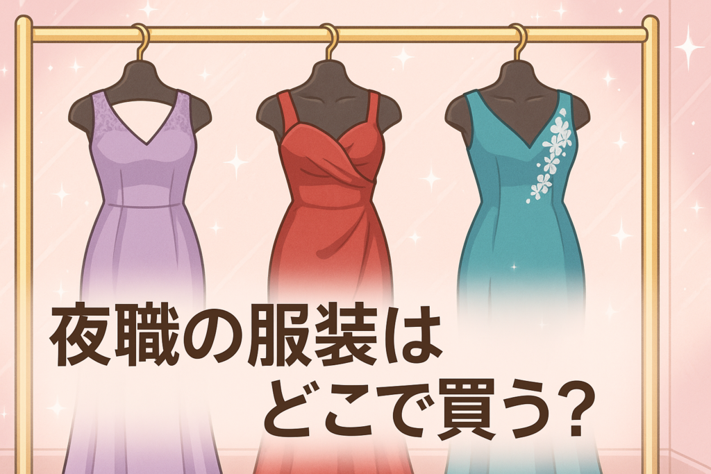 夜職の服装はどこで買う?