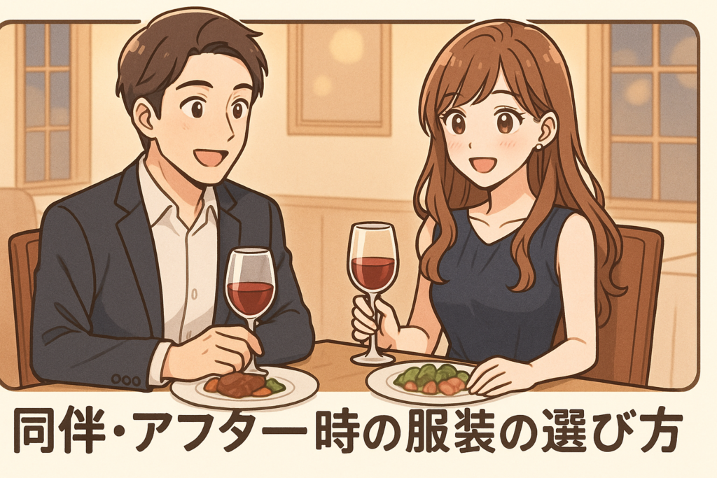 同伴・アフター時の服装の選び方