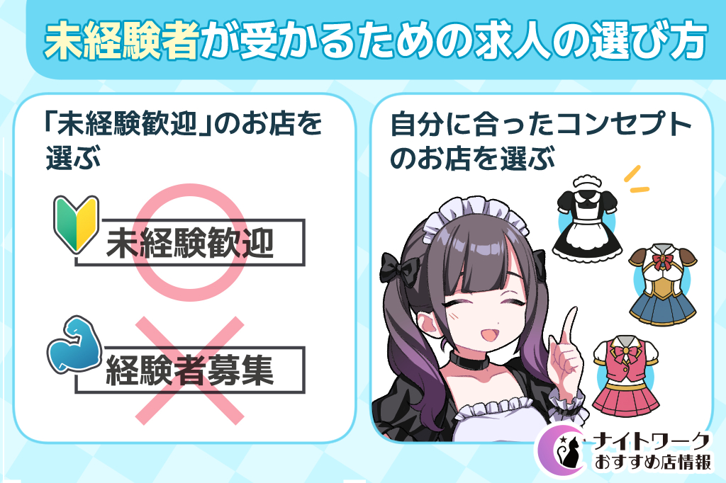 未経験者が受かるためのコンカフェ求人の選び方